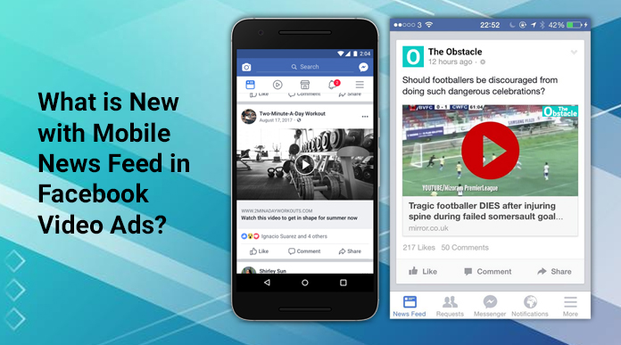 Mobile News Feed in Facebook Video Ads