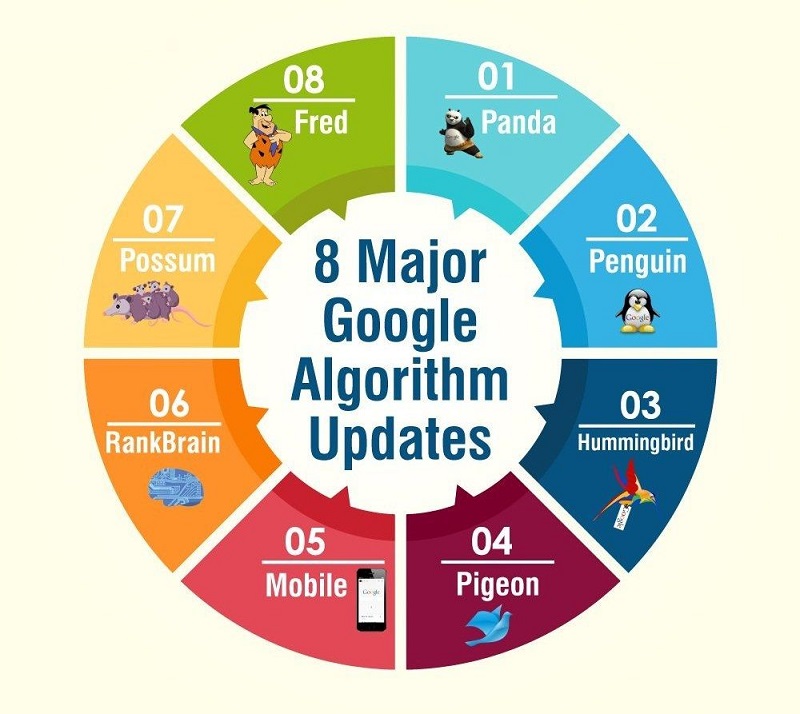 8 Major Google Algorithm Updates & Changes BrandsMartini